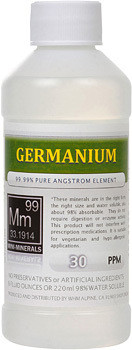 Germanium comes in 8, 16 and 128 ounces.