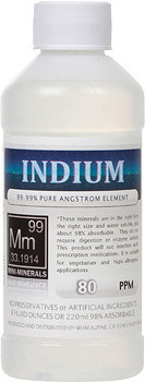 Indium comes in 8, 16 and 128 ounces.