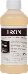 Iron comes in 8, 16 and 128 ounces.
