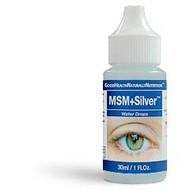 Good Health Naturally MSM+Silver water drops with Hydrosol Silver (10ppm), N-Acetyl-L-Carnosine, Colloidal Zinc, 1 fluid oz/30ml.