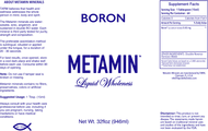 Ionic Angstrom Mineral Boron 
Metamin