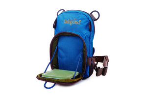Fishpond San Juan Vertical Chest Pack Blue Open at Upcountry Sportfishing
