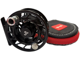 Hatch Iconic 3 Plus 3-5wt, Black, Large Arbor, Used, Excellent Condition