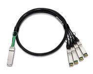 Juniper Compatible QFX-QSFP-DACBO-1M QSFP+ Twinax Breakout Cable