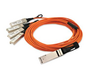 Finisar Quadwire FCBN510QE2C02 40G 2m QSFP to 4x SFP+ Breakout Active Cable