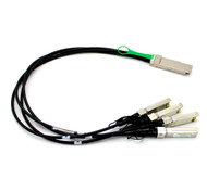 Juniper Compatible QFX-QSFP-DACBO-50CM QSFP+ to 4xSFP+ 0.5m Twinax Breakout Cable