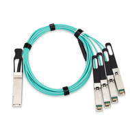 Force10 Compatible CBL-QSFP-4x10GSFP-7M Breakout Active Optical Cable