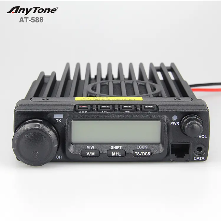 Anytone AT588 220 Band 55 Watt Mobile with USB cable and software