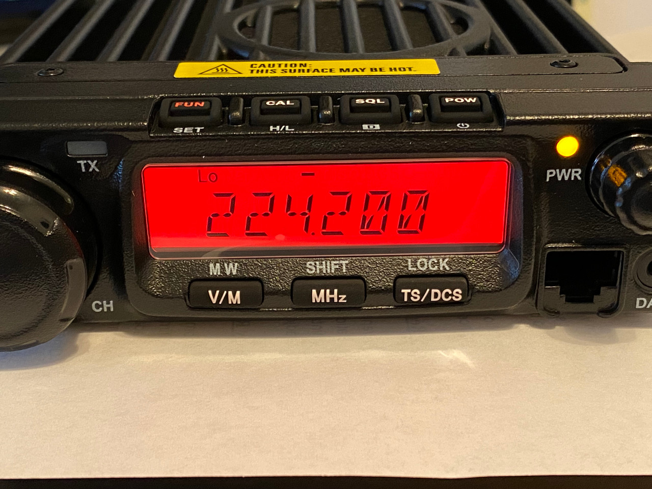 Anytone AT588 220 Band 55 Watt Mobile with USB cable and software
