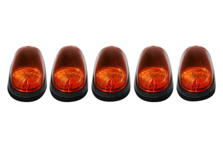 RECON 264146AM AMBER LENS AMBER LED CAB LIGHT KIT 2003-2018 DODGE RAM 2500/3500 (NOT EQUIPPED WITH OE CAB LIGHTS)