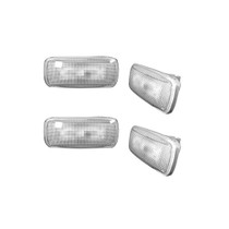 RECON 264137CL CLEAR 4-PC LED DUALLY FENDER LIGHTS 2010-2018 RAM DUALLY