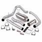 BANKS 48787 MONSTER EXHAUST SYSTEM SINGLE EXIT CHROME ROUND TIP 03-07 FORD 6.0L CCLB