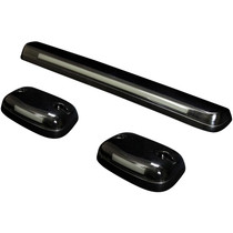 RECON 264156WHCLHP CLEAR LENS WHITE OLED BAR-STYLE CAB LIGHTS 2007.5-2014 GM SILVERADO/SIERRA (WITH FACTORY CAB LIGHTS)