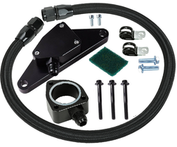 CPP COOLANT BYPASS KIT WITH NYLON BRAIDED HOSE 07.5-18 CUMMINS
