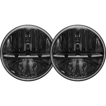 RIGID INDUSTRIES 55001 7 INCH ROUND HEADLIGHT WITH H13 TO H4 ADAPTER  PAIR