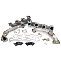 PPE 116111000 HIGH-FLOW MANIFOLDS AND UP-PIPES KIT GM 2001 CA, 01-04 FED - RAW FINISH