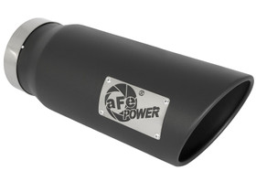 AFE POWER 49T50601-B15 MACH FORCE XP 409 STAINLESS STEEL CLAMP ON EXHAUST TIP 5" INLET  X 6" OUTLET X 15" L (BLACK )