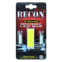 RECON 264163HP HIGH POWER LED DOME LIGHT REPLACEMENT SET FORD SUPER DUTY F250/350/450/550/650 99-10 & F150 97-03 