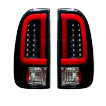 RECON 264293BK TAIL LIGHTS OLED IN SMOKED 08-16 FORD SUPER DUTY