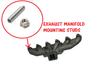 CPP STAINLESS EXHAUST MANIFOLD MOUNTING STUDS (89-18 CUMMINS)