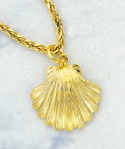 Scallop Shell Pendant