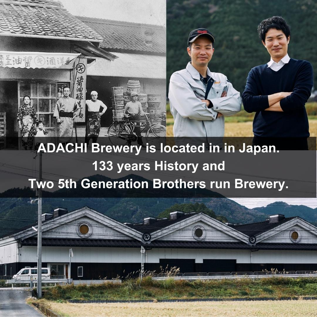 Adachi Brewery, located in Japan