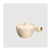 Tokoname kyusu - TSUKUMO White (310cc/ml) ceramic mesh - Japanese teapot