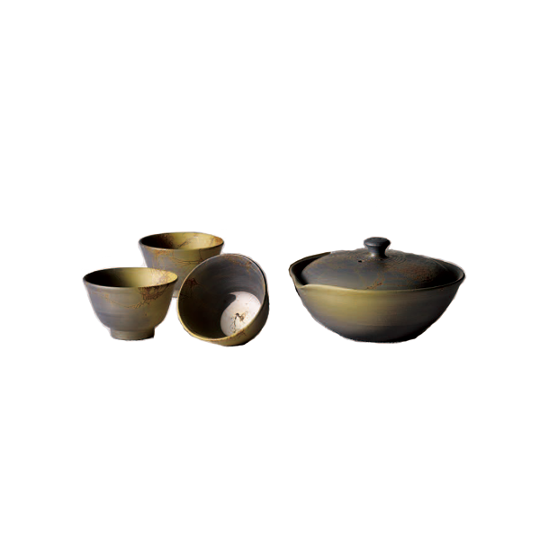 Tokoname Hohin Set Hakuzan 1pot 90cc Ml 3chawan Japanese Teapot Tokoname Hohin Set Hakuzan 1pot 90cc Ml 3chawan Japanese Teapot