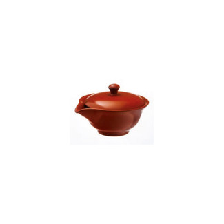 Hohin teapot - SOZAN (140cc/ml) Red - ceramic mesh