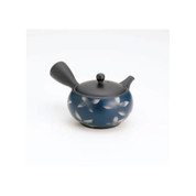 Tokoname kyusu - TOSEI (350cc/ml) Blue ceramic Obi-ami - Japanese teapot