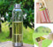 Carry tea bottle 380 ml/cc with cover 4 color - stainless steel fine net & cap