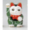 Karakusa Mini Manekineko - C - Right hand up - Lucky cat (Welcome cat)