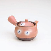 Banko-yaki Kyusu teapot - Safflower pattern - 380cc/ml