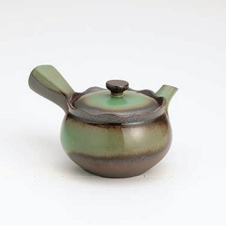 Banko-yaki Kyusu teapot - Forest - 340cc/ml