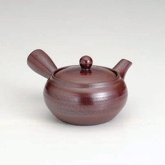 Banko-yaki Kyusu teapot - Iron-style glaze - 360cc/ml