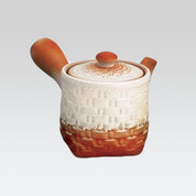 Banko-yaki Kyusu teapot - Braid stitch - 180cc/ml