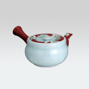 Arita-yaki Kyusu teapot - Red and white - 270cc/ml
