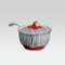 Arita-yaki Kyusu teapot - Stripe lid flower - 240cc/ml