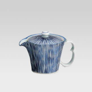 Arita-yaki teapot - Blue stripe - 300cc/ml