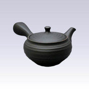 Tokoname Kyusu teapot - AKIRA - Black - 300cc/ml - Stainless steel net