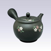 Tokoname Kyusu teapot - SHUNJYU - Small Flower - 350cc/ml