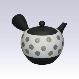 Tokoname Kyusu teapot - Polka Dot - 320cc/ml