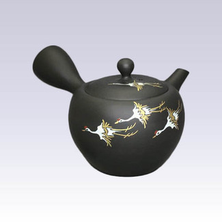 Tokoname Kyusu teapot - Crane - 320cc/ml