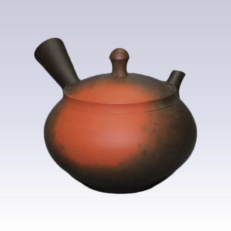 Tokoname Kyusu teapot - Vermilion - 170cc/ml