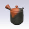 Tokoname Kyusu teapot - YOSHIKI - Vermilion - 250cc/ml - Pottery steel net