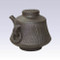 Tokoname Kyusu teapot - JUSEN - Burning Ring - 140cc/ml - Detailed steel net