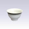 Tokoname Pottery Tea Cups - JUNZO - White Soil Black Blur - 1yunomi cup