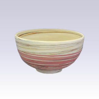 Tokoname Pottery Rice bowl - KENJITOEN - Kneading Pink - 1Rice bowl