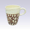 Tokoname Pottery Long Coffee Mugs - KENJITOEN - Kneading Vermilion - 1Long Coffee Mug