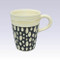 Tokoname Pottery Long Coffee Mugs - KENJITOEN - Kneading Black - 1Long Coffee Mug